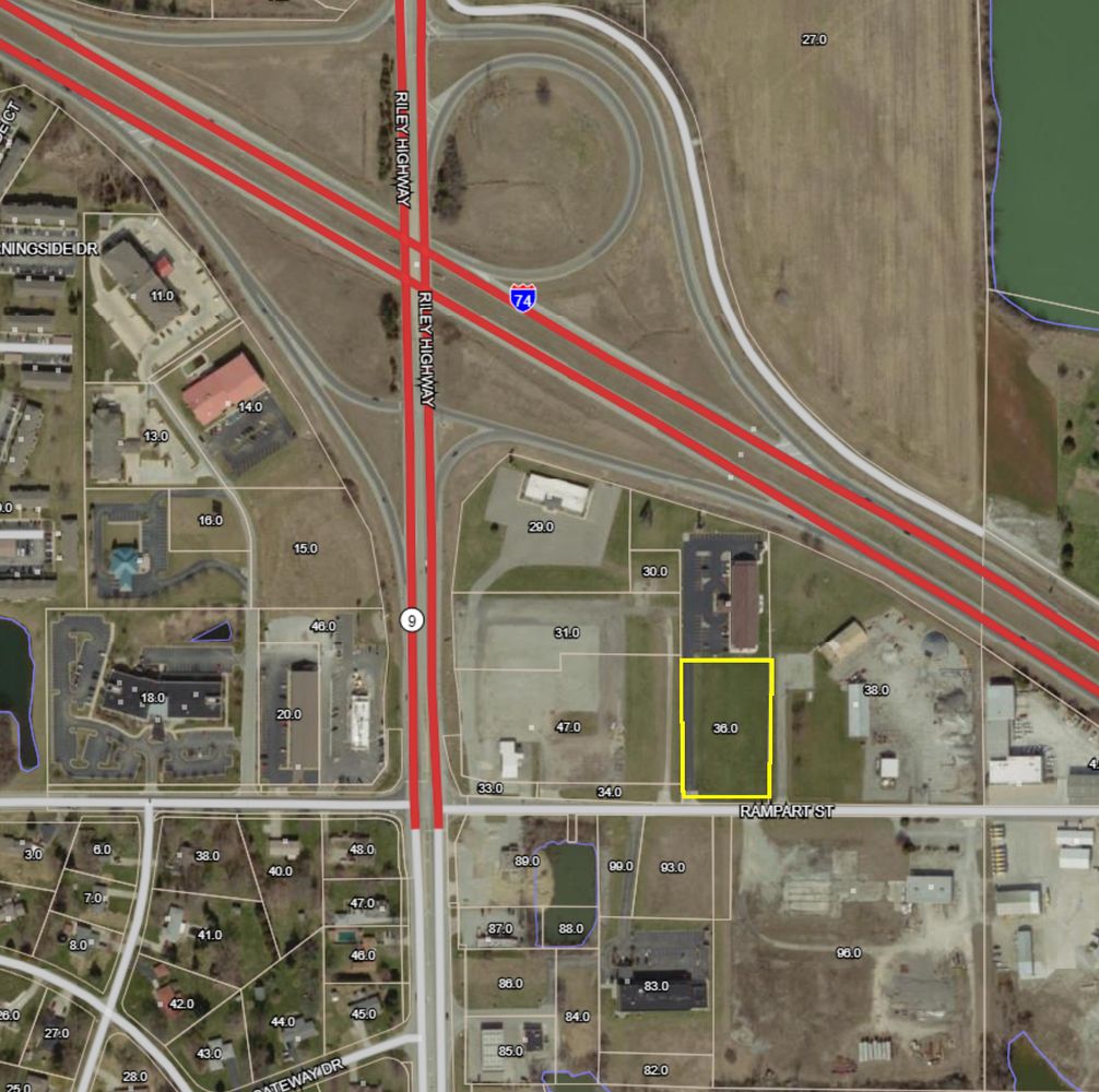 Retail Development Site: 0 E Rampart Road, Shelbyville, IN 46176